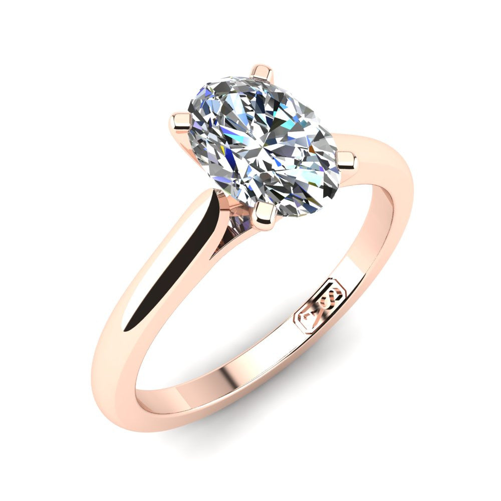 'Katie' Oval Cut Engagement Ring