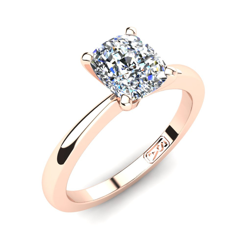 'Grace' Cushion Cut Engagement Ring