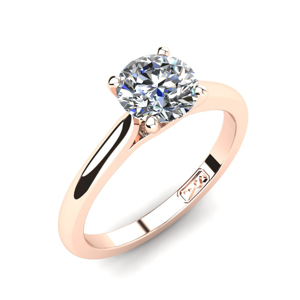 'Katie' Round Brilliant Cut Engagement Ring