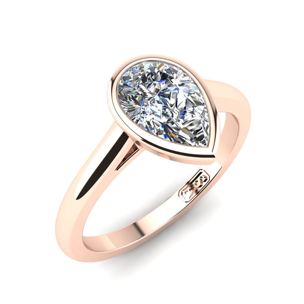 'Abbie' Pear Cut Engagement Ring