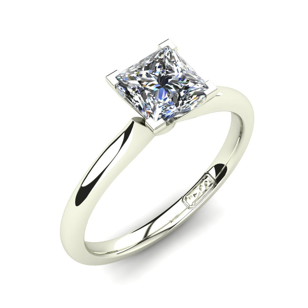 'Delta' Princess Cut Engagement Ring