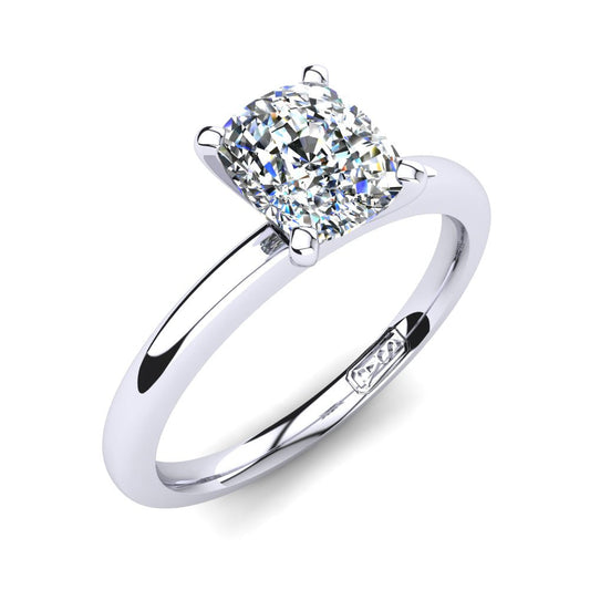 'Casey' Cushion Cut Engagement Ring