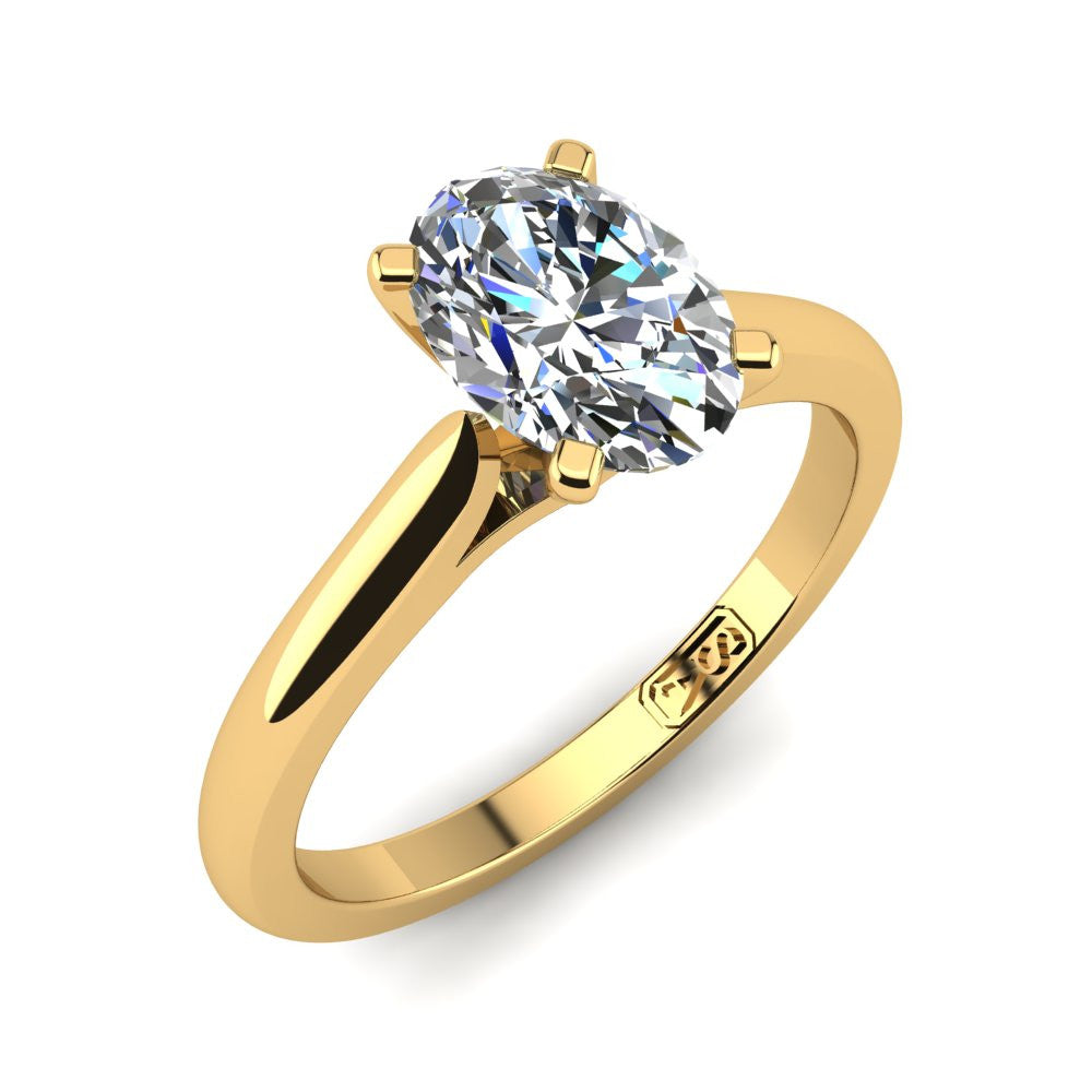 'Katie' Oval Cut Engagement Ring