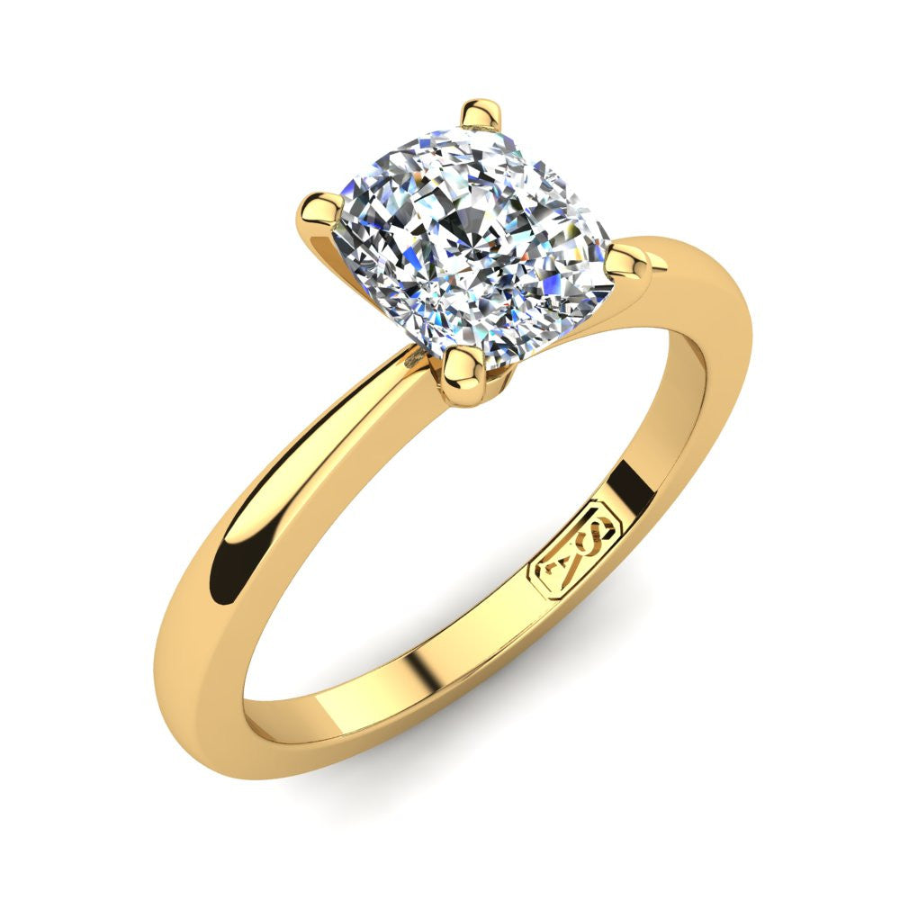 'Grace' Cushion Cut Engagement Ring