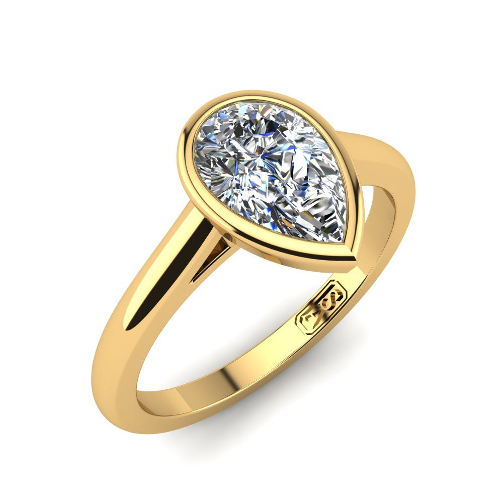 'Abbie' Pear Cut Engagement Ring