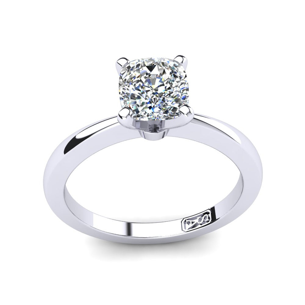 'Grace' Cushion Cut Engagement Ring
