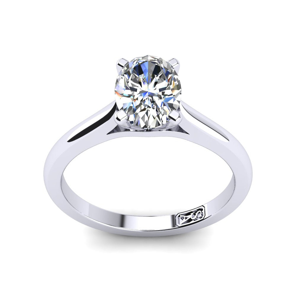 'Katie' Oval Cut Engagement Ring
