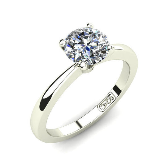'Grace' Round Brilliant Cut Engagement Ring