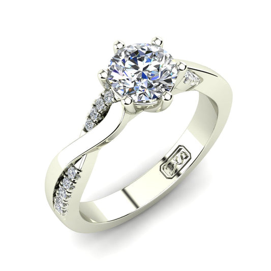 'Adele' Round Brilliant Cut Engagement Ring