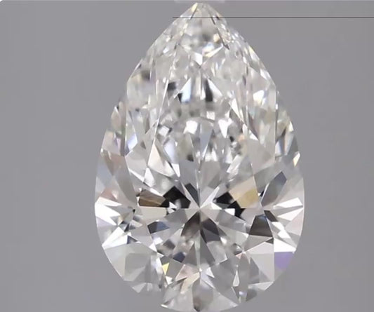 2.12ct Pear cut Lab Grown Diamond E VVS2