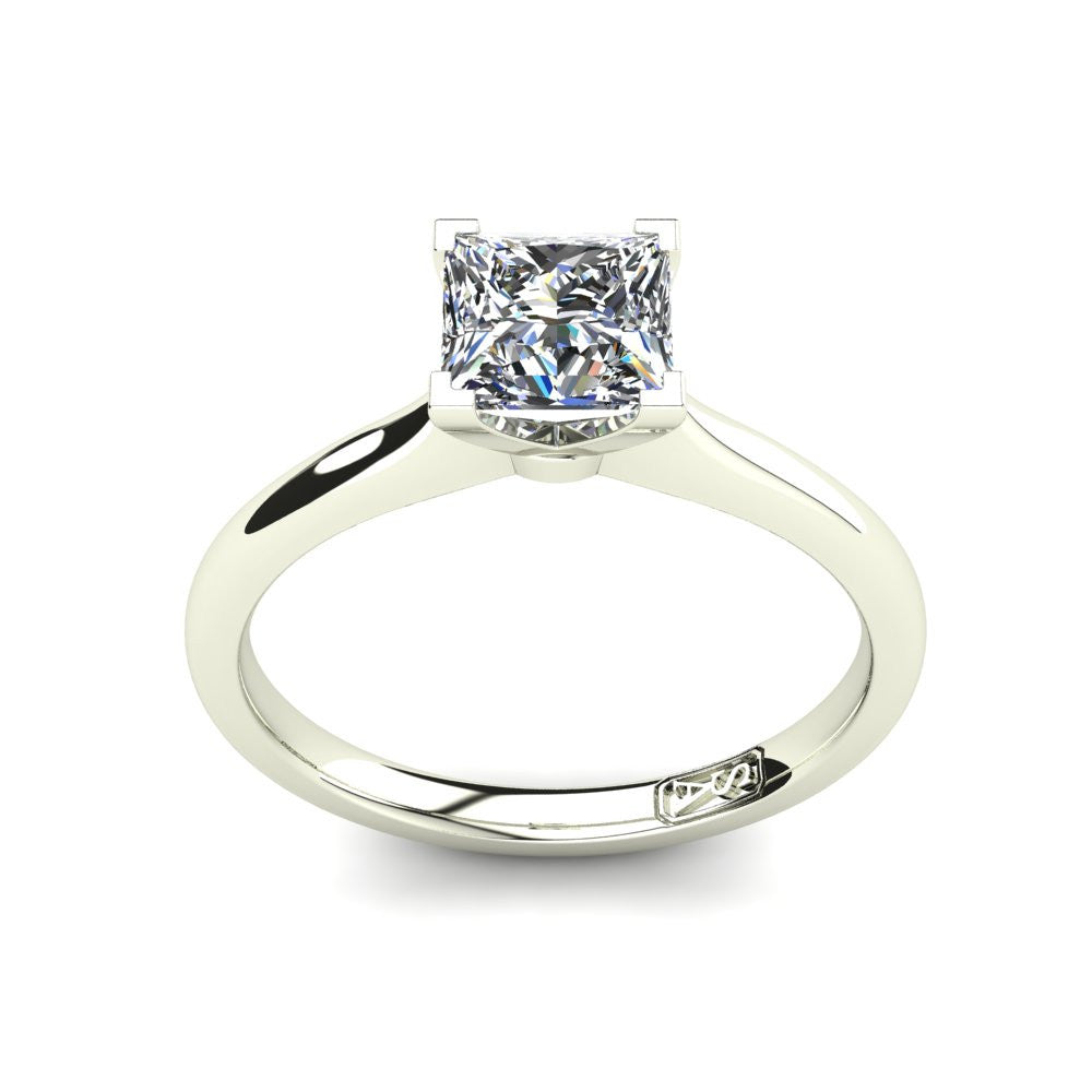 'Delta' Princess Cut Engagement Ring